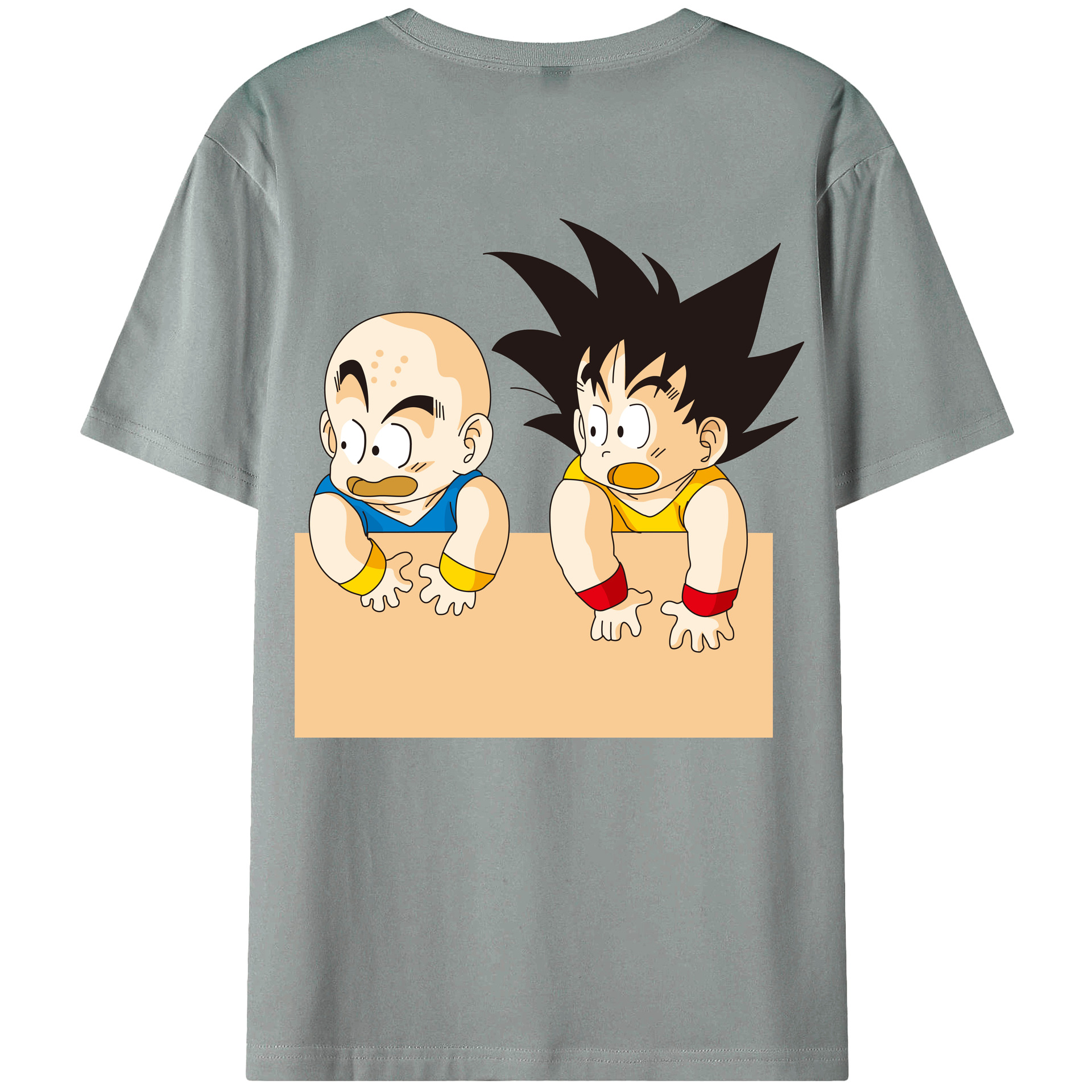 （画像用） ドラゴンボール 孫悟空（そん ごくう）Son Goku カカロット DRAGON BALL Kakarotto 綿100％ メンズ半袖Tシャツ（バックプリント） 通気性